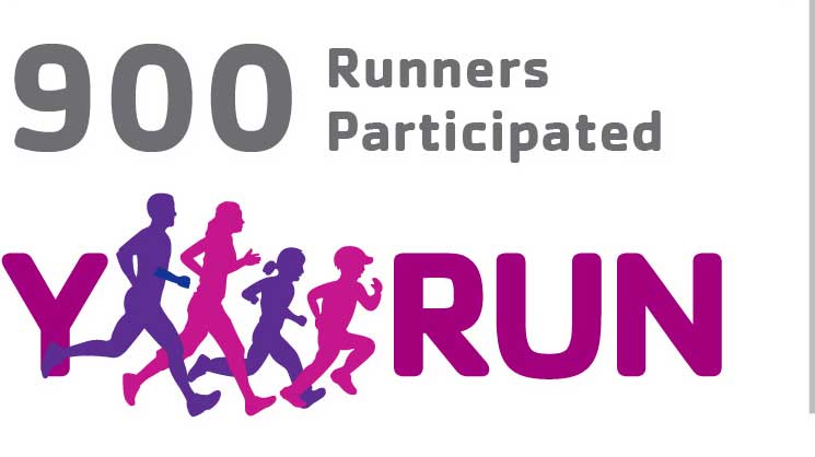 900 Runners Participated in the Y Run